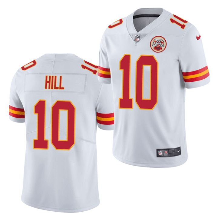 Men Kansas City Chiefs #10 Tyreek Hill Nike White Limited NFL Jersey